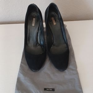 Miu Miu Suede High Heels